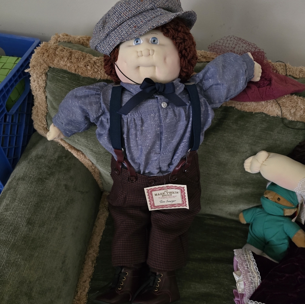 VINTAGE!!! 1986 Tom Sawyer Little People doll from the Mark Twain Edition
